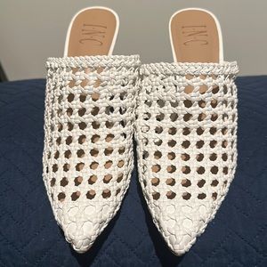 INC white women shoes, 6.5 size, 3.5 inch heel shoes